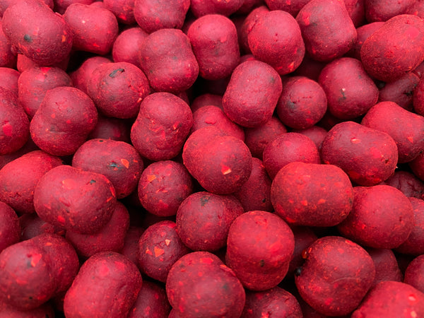 High Leakage Boilie Dumbells - Strawberry & Squid 🍓🦑