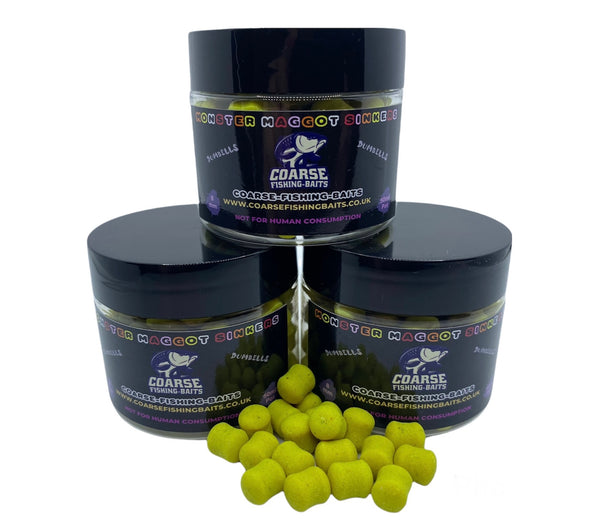 Monster Maggot Sinkers - Fluro Yellowy Green