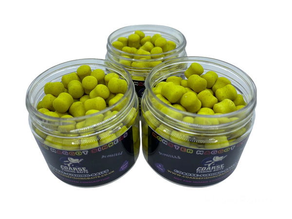 Monster Maggot Sinkers - Fluro Yellowy Green