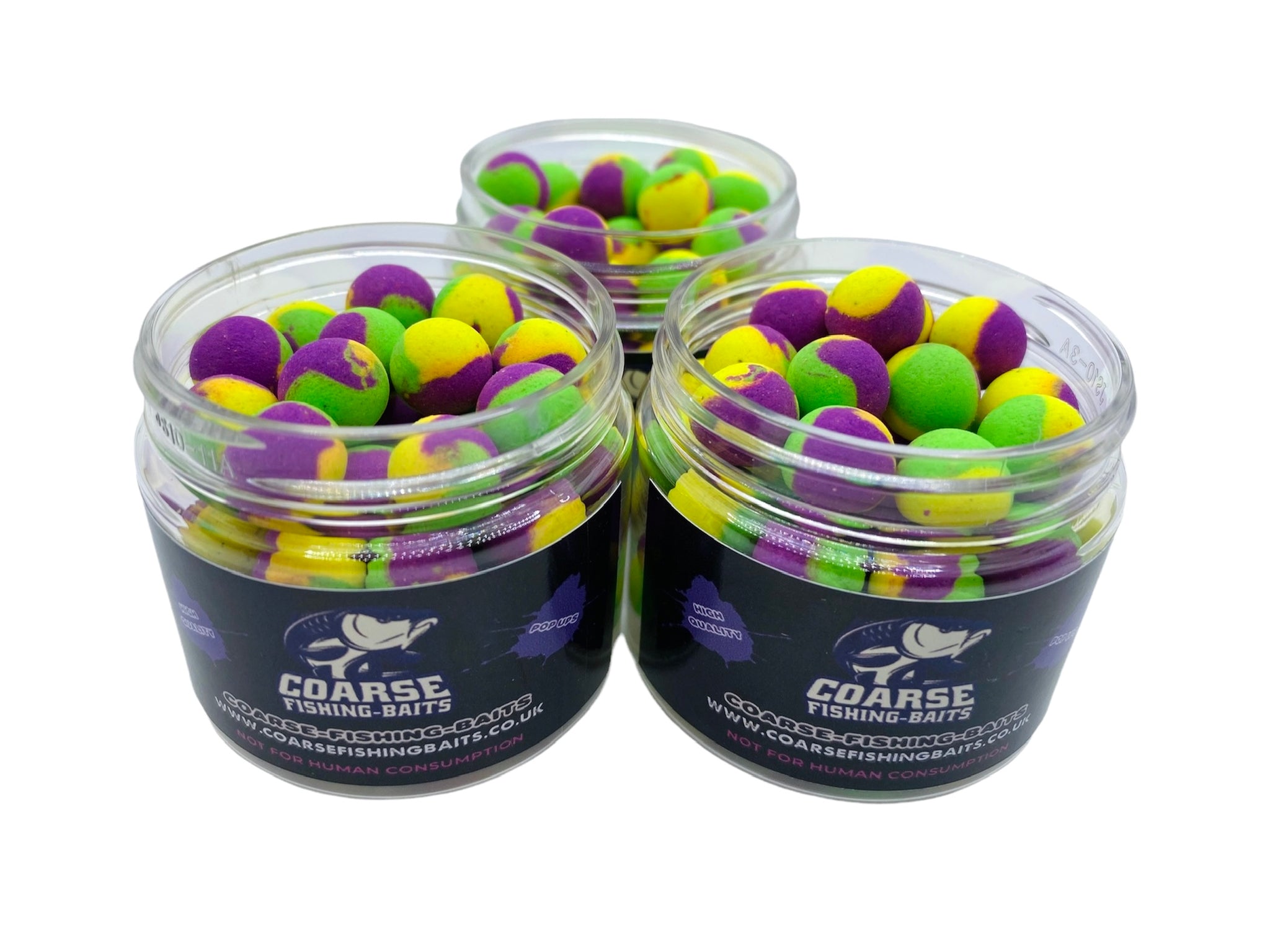 Fruity Fish Tricolour Round Pop Ups 10mm