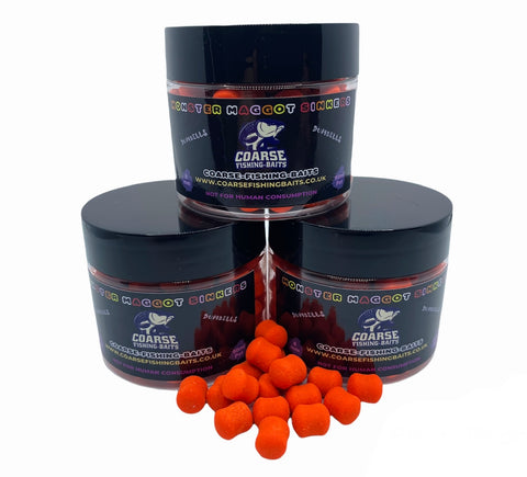 Monster Maggot Sinkers - Fluro Orange