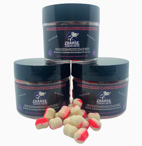 Strawberry & Scopex Sinkers 🍓